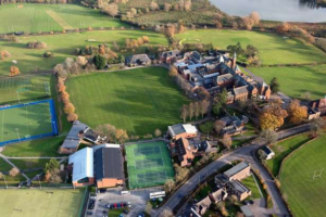 Framlingham College Campus aus der Vogelperpektive